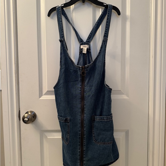 Denim Overall Dress - Picture 2 of 7